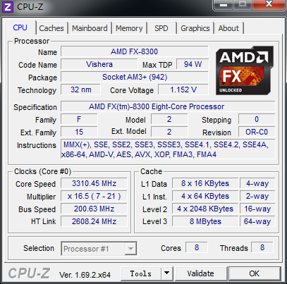 九百元游戏神器！AMD八核FX-8300评测 