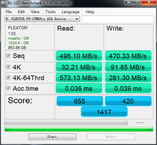 超大容量 浦科特1TB M6 Pro SSD评测 