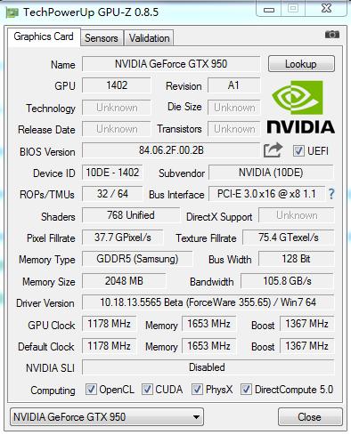 超频变标频翔升gtx9502g显卡测评