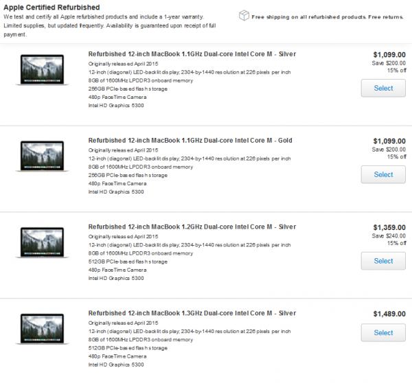 苹果12寸MacBook官翻机来了：7200元 