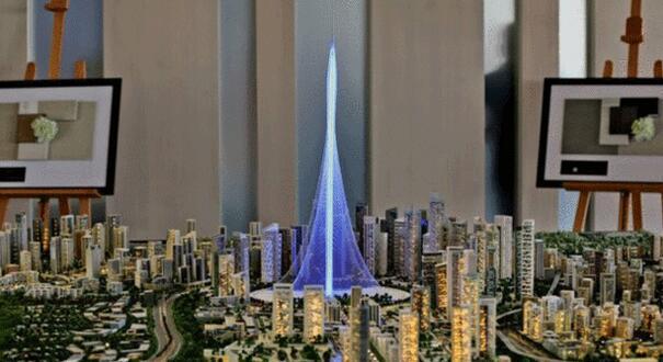 新迪拜塔将超过世界最高建筑哈利法塔 