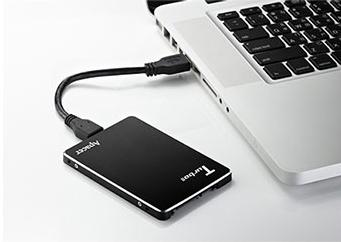 USB+SATA双接口 宇瞻AS710固态移动硬盘 