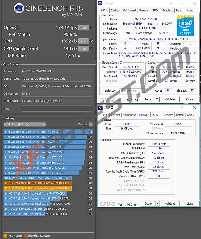 i7-6950X曝光 性能较i7-5960X大幅提升 