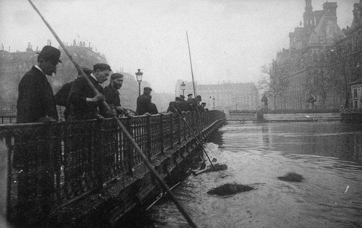 惊叹！1910年照片对比上星期巴黎大洪水 