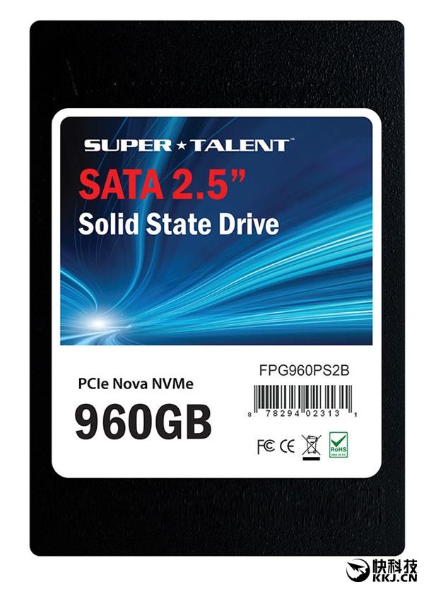 2TB、3GB/s读取|Super Talent发U.2 SSD 