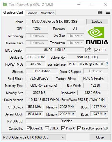 轻松秒480 映众GTX1060黑金战神曝光 