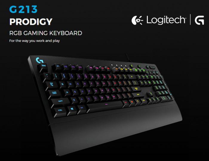 罗技推出G213 Prodigy RGB「机械」键盘 