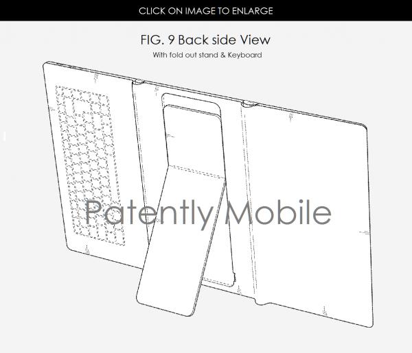 最新设计专利显示三星的三段式可折叠平板 