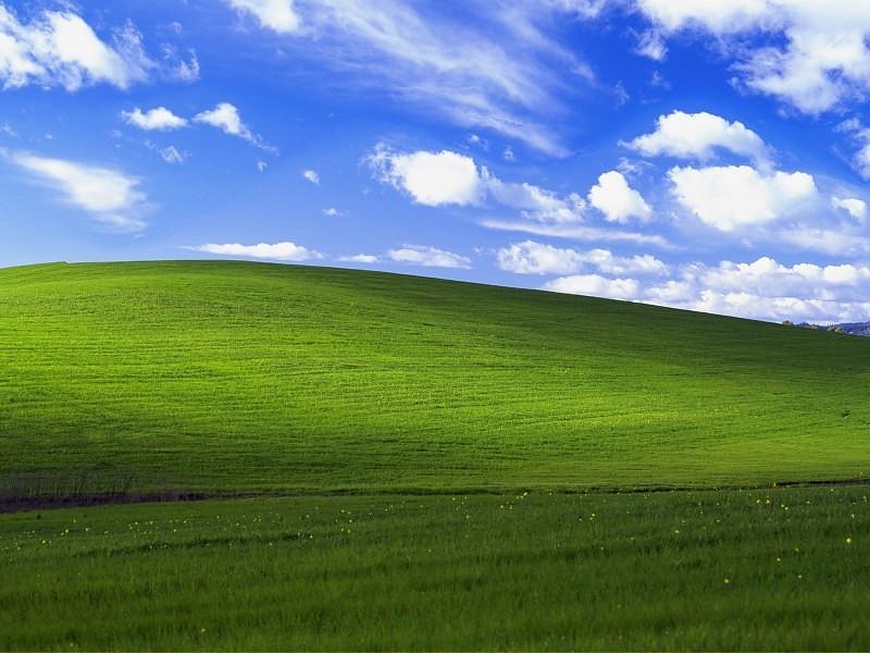 Windows XP系统的经典Bliss壁纸出高清版-泡泡网