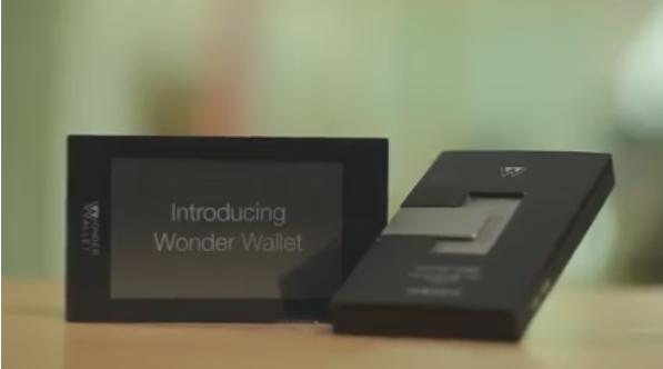 电纸屏钱包Wonder Wallet开始众筹 