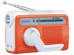 人力也能发电应急?Sony手摇式收音机