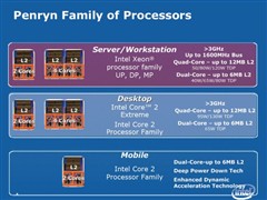 45nm Penryn样品全面胜于65nm Conroe