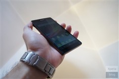 多图 曝丝绸红索尼Xperia ZL真机实拍 