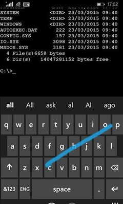 MS-DOS回来了！不过这次出现在手机上