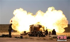 陆军炮兵旅跨区演习 无人机实施情报侦察