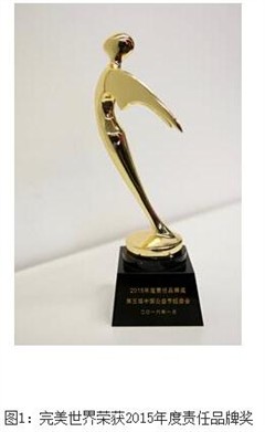 完美世界获中国公益节2015责任品牌奖_资讯区