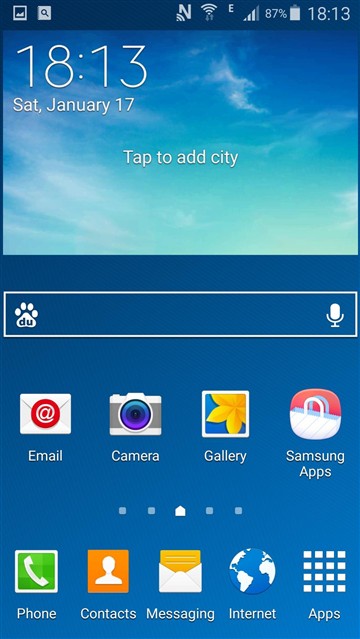 三星Galaxy S4运行Android 5.0.1截图