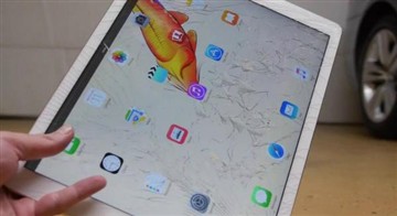 iPad Pro侧面跌落无压 正面跌落摔粉碎