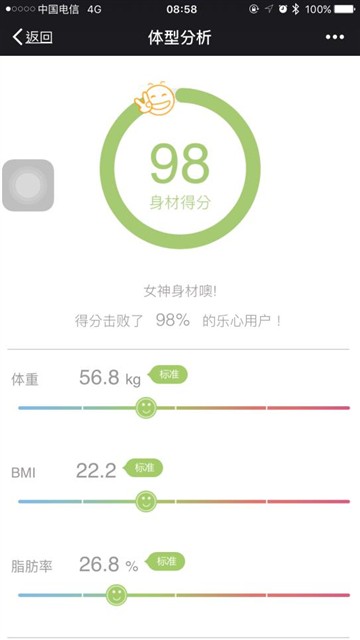 乐心S5智能体脂秤试用 一个减重妞的心得