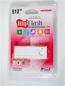 用指纹识别 威刚Fingeprint Disk-FP1