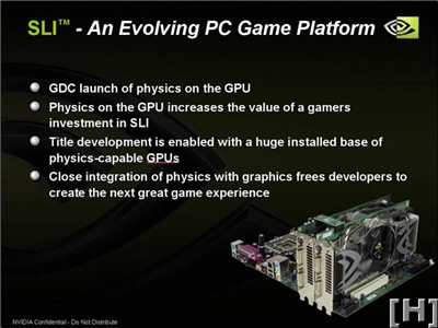 NVSLI完美实现物理加速!彻底解放CPU