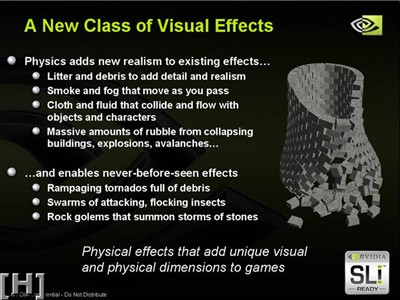 NVSLI完美实现物理加速!彻底解放CPU