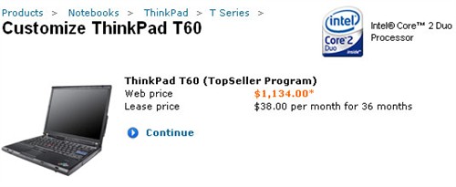 ̫����&nbsp;ThinkPad&nbsp;T60���2ֻ��9000Ԫ