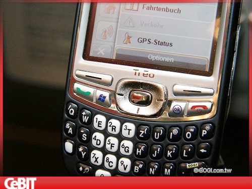 CeBITչ&nbsp;Palm��������WMϵͳTreo750v