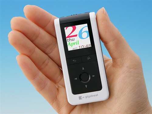 东芝gigabeat新品！U系列MP3即将上市