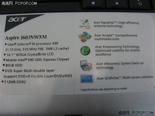 1.73GHz&nbsp;����˵ĺ곞�ʼǱ�5050Ԫ