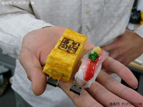 USB接口的美食 诱人蛋卷寿司登陆优盘