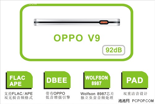 信噪比达92dB 高音质OPPO V9即将登场