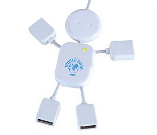 可爱雪孩子 方便实用人形USB hub亮相