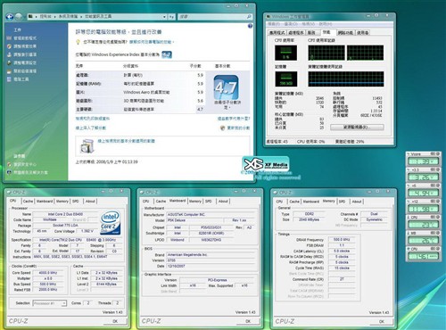 实测台湾零售版45nm E8400超频4.5GHz