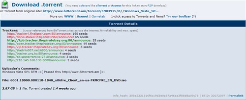 Vista SP1正式版流传网络 须谨慎升级
