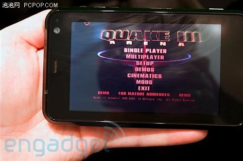 跑Quake 3!NV手机处理器真机震撼亮相