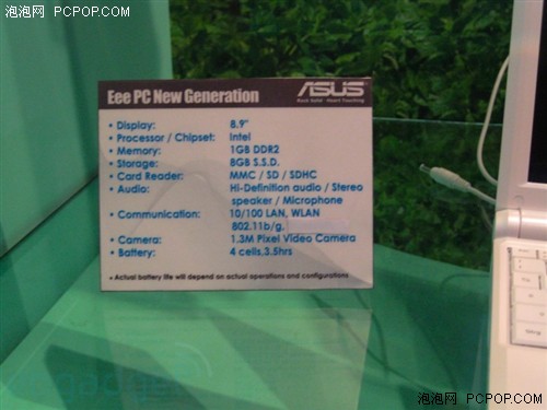 9��EeePC����CeBIT��12GB�۸�399ŷԪ