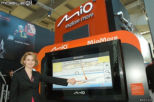 ��ȭ������Mio&nbsp;Moovϵ��GPS����CeBIT