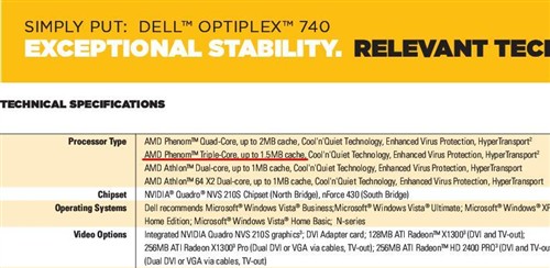 AMD��ʽ����3��Phenom������&nbsp;����OEM