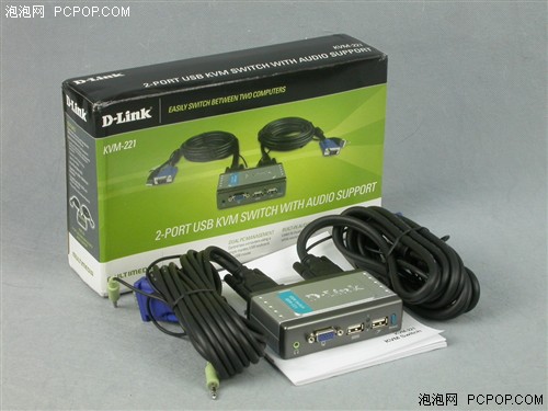 D-Link˫USB��Ƶ�����л���DKVM-221
