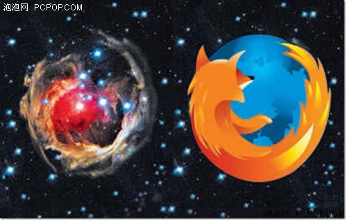 firefox奇趣logo:mozilla的宇宙广告图片