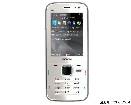 时尚年轻态 诺基亚N78白色版新鲜曝光