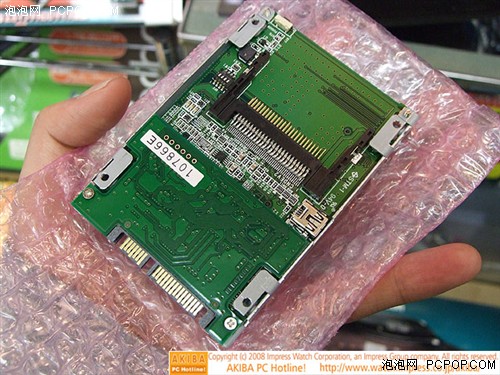 用CF卡组RAID5 SATA口转接卡海外上市