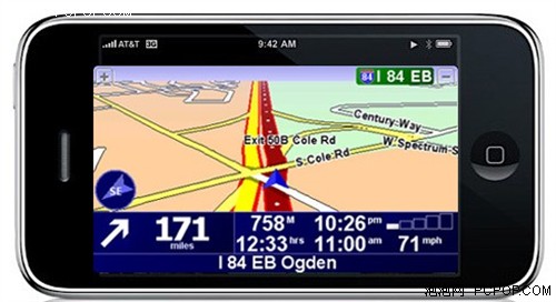 单卖!iPhone3G导航软件由TOMTOM提供_GPS