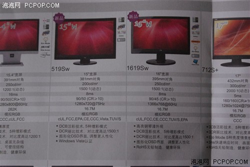 Taste newly erupt in the round! 15 LCD that AOC is about to appear on the market