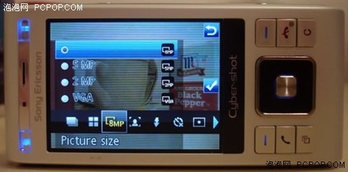 顶级810万像素 索爱C905真机视频曝光