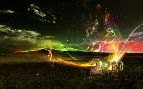 新年新气象 集结 2010年炫彩桌面(图)_资讯资讯