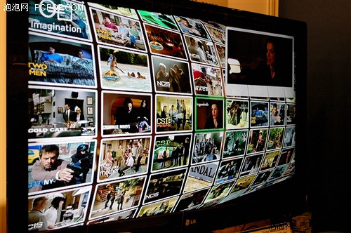 IDF展示电视机智能系统 频道立体预览 