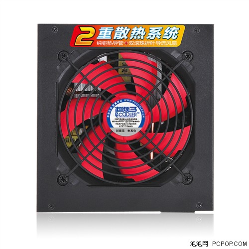 主流300W 超频三80PLUS热管电源280元 