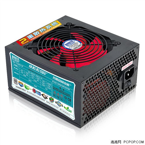 主流300W 超频三80PLUS热管电源280元 